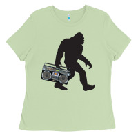 Matcha bigfoot beatbox boom box retro   bigfoot boom box Ladies Tee - DesigneFamous