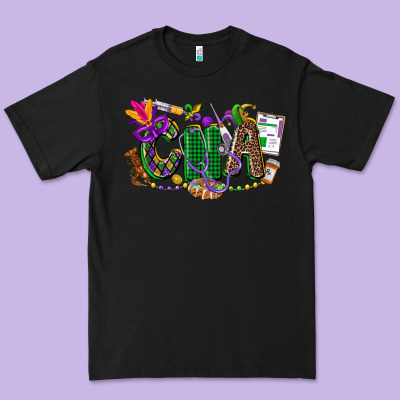 Cna Mardi Gras Premium Tee Designed By Cowgirlartshop