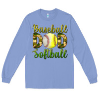 Colony Blue Baseball Dad Softball Long Sleeve Tee - BundleAndBundleShop
