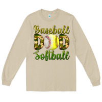 Mushroom Baseball Dad Softball Long Sleeve Tee - BundleAndBundleShop