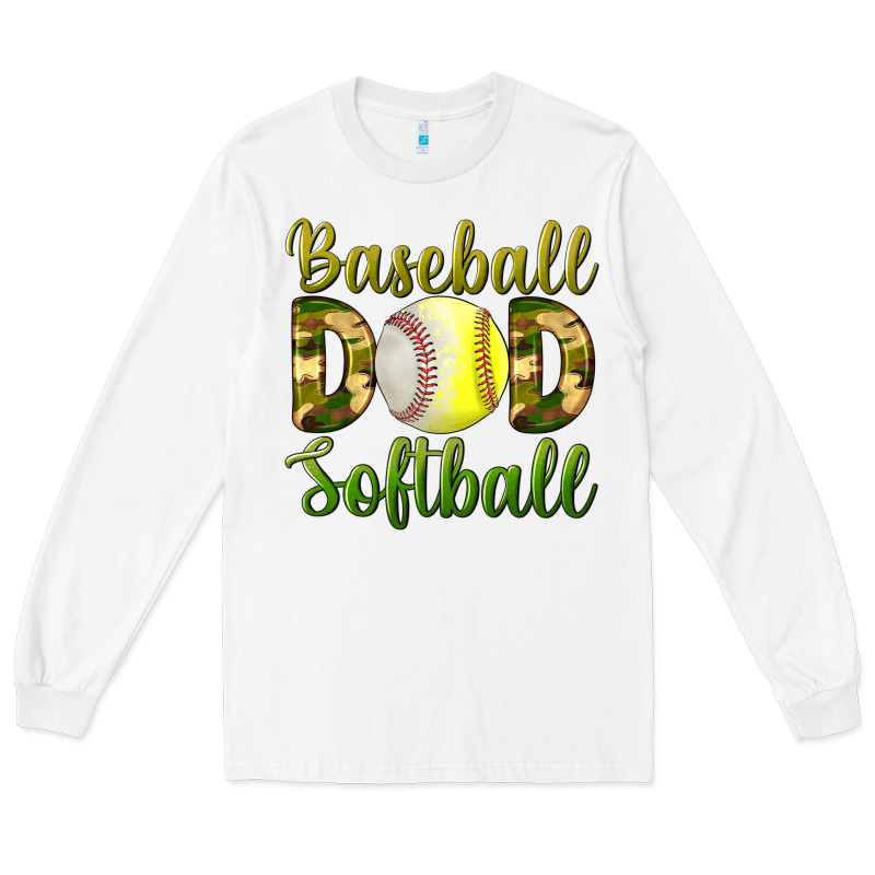 Baseball Dad Softball Long Sleeve Tee by BundleAndBundleShop | Teevron