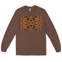 Chestnut leopard glitter background Long Sleeve Tee - RanaPortraitStore
