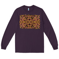 Plum leopard glitter background Long Sleeve Tee - RanaPortraitStore
