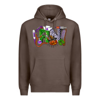 Coffee Halloween RN Registered Nurse Premium Hoodie - LillyAllenDesigns