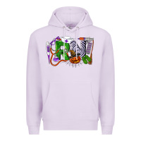 Lilac Halloween RN Registered Nurse Premium Hoodie - LillyAllenDesigns