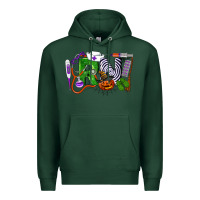 Sports Green Halloween RN Registered Nurse Premium Hoodie - LillyAllenDesigns