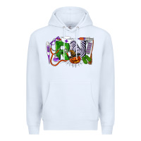 White Halloween RN Registered Nurse Premium Hoodie - LillyAllenDesigns
