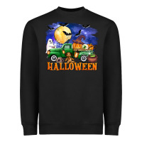 Black halloween truck Heavyweight Sweatshirt - AdoDesignShop