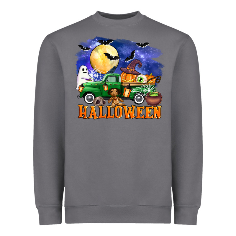Halloween Truck Heavyweight Sweatshirt by AdoDesignShop | Teevron