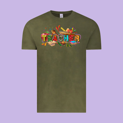 Cinco De Mayo Teacher Vintage Tee Designed By Fadigitalartstudio