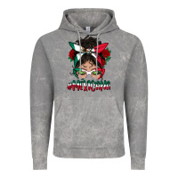 Cloud Rock Mexicana Messy Bun Mama Vintage Hoodie - BundleAndBundleShop