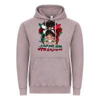 Vintage Zinc Mexicana Messy Bun Mama Vintage Hoodie - BundleAndBundleShop