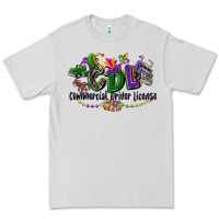 Dove Grey cdl mardi gras Premium Tee - CowGirlArtShop