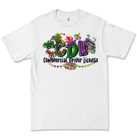 White cdl mardi gras Premium Tee - CowGirlArtShop