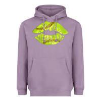 Lavender softball lips Heavyweight Hoodie - AdoDesignShop