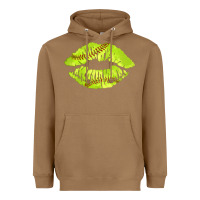 Toasted Coconut softball lips Heavyweight Hoodie - AdoDesignShop