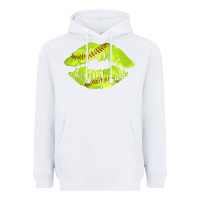 White softball lips Heavyweight Hoodie - AdoDesignShop