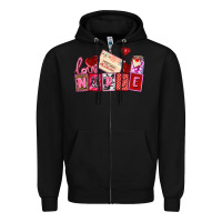 Black valentines day nurse Zipper Hoodie - AdoDesignShop