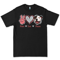 Black Peace Love Pitties Premium Tee - Jasminsmagicworld