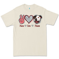 Bone Peace Love Pitties Premium Tee - Jasminsmagicworld