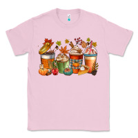Bubblegum Pink fall coffee cups Classic Tee - CowGirlArtShop