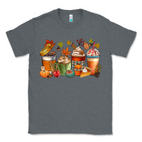 Charcoal Heather fall coffee cups Classic Tee - CowGirlArtShop