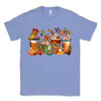 Colony Blue fall coffee cups Classic Tee - CowGirlArtShop