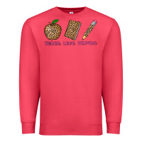 Cardinal teach love inspire leopard Premium Sweatshirt - AdoDesignShop