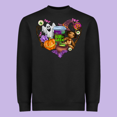 Halloween Heavyweight Sweatshirt Designed By Adodesignshop