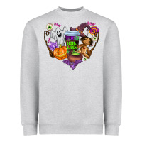 Heather Grey halloween Heavyweight Sweatshirt - AdoDesignShop