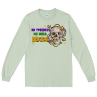 Matcha on tuesdays we wear beads skull Long Sleeve Tee - FaDigitalArtStudio