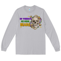 Moon Dust on tuesdays we wear beads skull Long Sleeve Tee - FaDigitalArtStudio