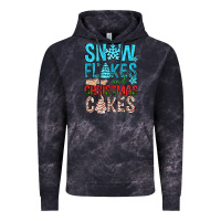 Cloud Black Snow Flakes aAd Christmas Cakes Vintage Hoodie - BundleAndBundleShop