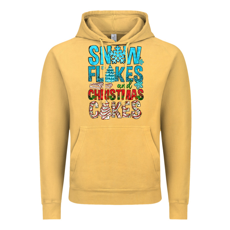 Snow Flakes Aad Christmas Cakes Vintage Hoodie by BundleAndBundleShop | Teevron