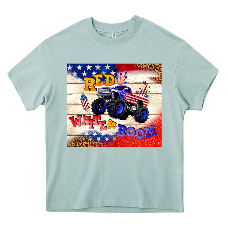 Red White & Boom Heavy Core Tee by TumblerDesignByShophia | Teevron