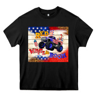 Black red white & boom Heavy Core Tee - TumblerDesignByShophia