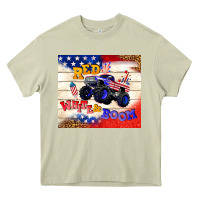 Mossy red white & boom Heavy Core Tee - TumblerDesignByShophia
