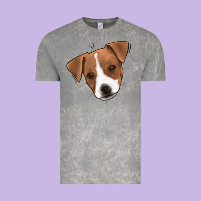 Jack Russel Vintage Tee Designed By Jasminsmagicworld