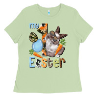 Matcha My first Easter Boy Easter Day Ladies Tee - HowdyJamesFarm