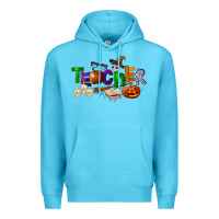 Ocean Blue halloween teacher Premium Hoodie - LillyAllenDesigns