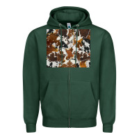 Sports Green cowhide Zipper Hoodie - AdoDesignShop