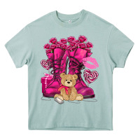 Arona Army boots Valentine's Day Heavy Core Tee - HowdyJamesFarm