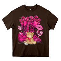 Chocolate Brown Army boots Valentine's Day Heavy Core Tee - HowdyJamesFarm