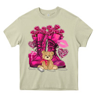 Mossy Army boots Valentine's Day Heavy Core Tee - HowdyJamesFarm