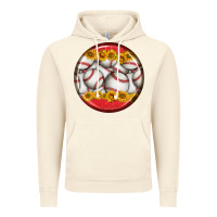 Vintage Artic baseball with sunflower round earrings Vintage Hoodie - BundleAndBundleShop