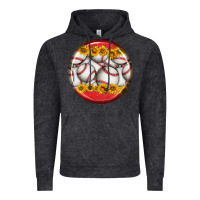 Baseball With Sunflower Round Earrings Vintage Hoodie | Teevron