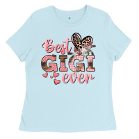 Baby Blue Best gigi ever Mother's Day Ladies Tee - CowGirlArtShop