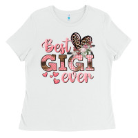 White Best gigi ever Mother's Day Ladies Tee - CowGirlArtShop