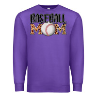 Purple baseball mom Premium Sweatshirt - AdoDesignShop