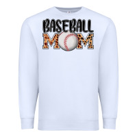 White baseball mom Premium Sweatshirt - AdoDesignShop